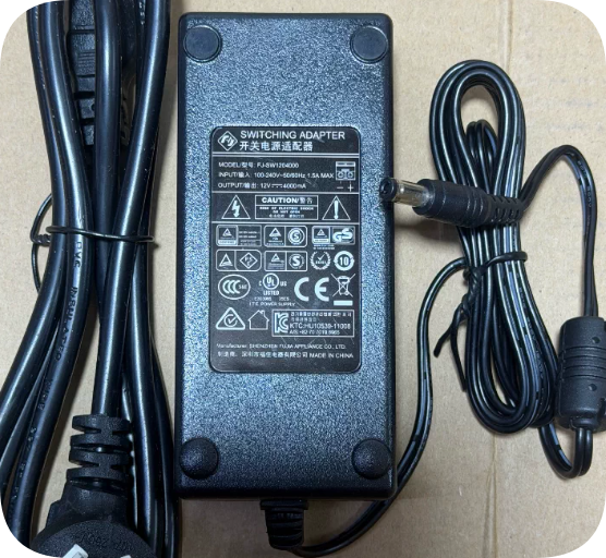 *Brand NEW*DC 12 Volt 4.0A 48W for FJ‑SW1204000 Replacement AC‑DC Barrel Plug Switching